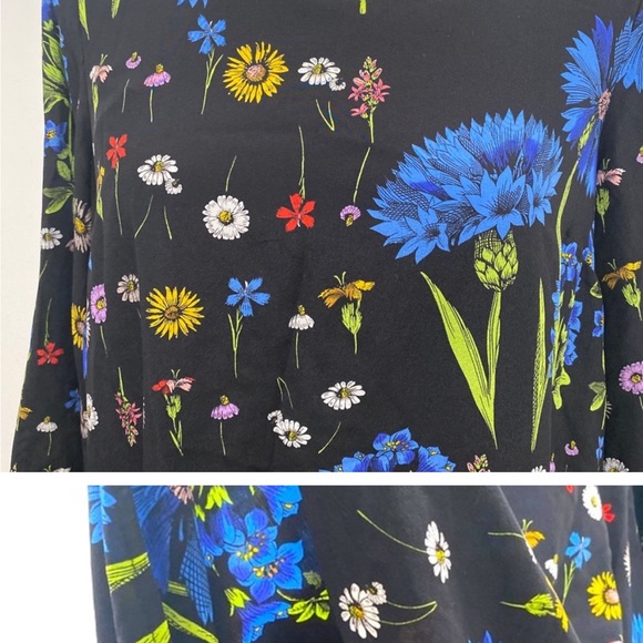 Anthropologie Maeve Lucinda Silk Tunic Dress Sz m - Picture 3 of 4